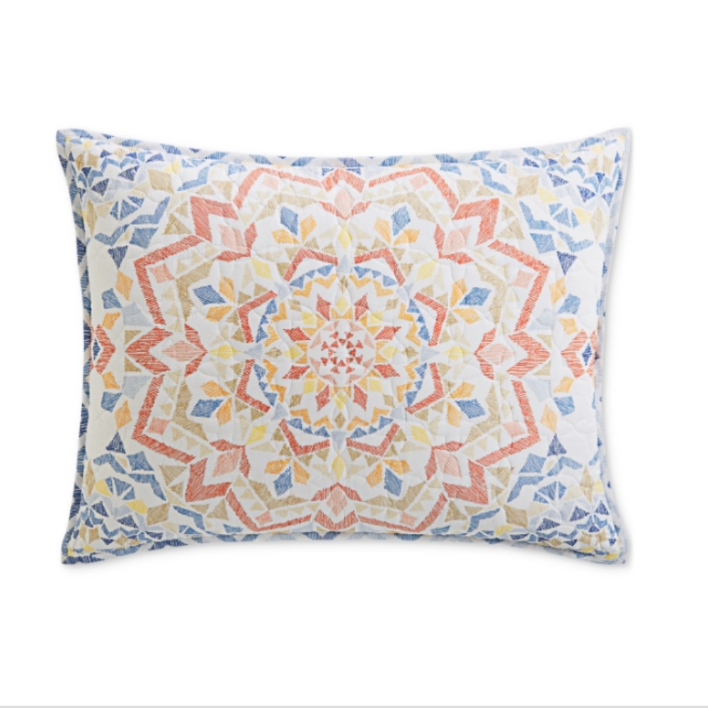 Last Act! Charter Club Mojave Medallion Cotton Sham, Standard, Exclusively